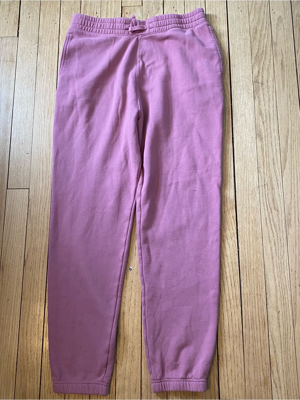 Abercrombie Kids Jogger Sweatpants Girls 17/18 Pink Rose Teen Tween Athleisure